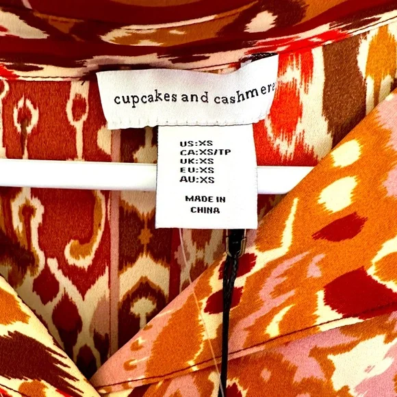 NWT Cupcakes and Cashmere blouse- XS - Picture 4 of 5